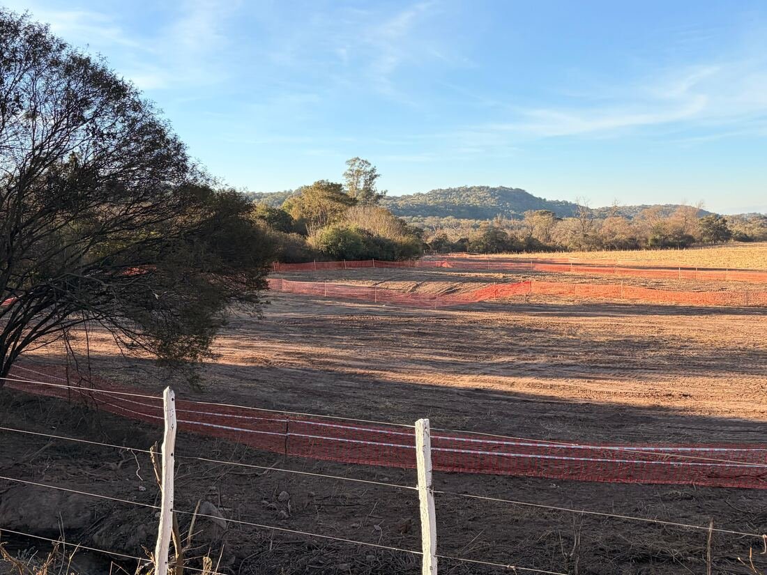 Terreno delimitado para la Planta Potabilizadora
